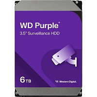 Жесткий диск 3.5" WD Purple 6TB SATA 256MB (WD64PURZ) Жесткий диск 3.5" WD Purple 6TB SATA 256MB (WD64PURZ)