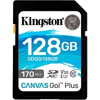 Карта пам'яті Kingston SDXC Canvas Go! Plus 128GB Class 10 UHS-I U3 V30 (SDG3/128GB) - придбати в Дніпрі, Україні: ціна, характеристики | інтернет-магазин TOUCH Карта пам'яті Kingston SDXC Canvas Go! Plus 128GB Class 10 UHS-I U3 V30 (SDG3/128GB) - придбати в Дніпрі, Україні: ціна, характеристики | інтернет-магазин TOUCH