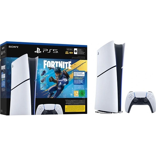 Игровая консоль Sony PlayStation 5 Slim Digital Edition 825GB + Fortnite Flowering Chaos Bundle (1000049851)