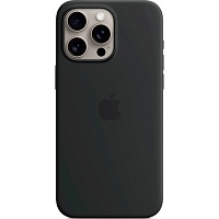 Чехол Silicone Case with MagSafe для Apple iPhone 15 Pro Max Black AAA Чехол Silicone Case with MagSafe для Apple iPhone 15 Pro Max Black AAA