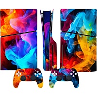 Наклейки для консоли DK Console Skin Sticker для PS5 Slim Blu-Ray (0792)