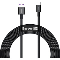 Кабель Baseus Superior Series Fast Charging USB-А to USB-С 2m Black (CATYS-A01)