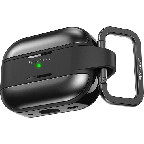 Чехол AhaStyle Rugged Aluminium Case для AirPods Pro 2 Black