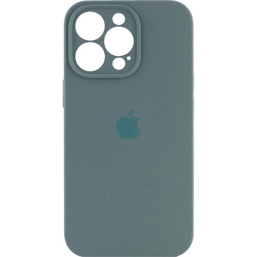 Чехол Silicone Case Camera Protect для Apple iPhone 16 Pro Pine Green AA