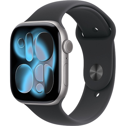 Смарт-часы Apple Watch Series 11 GPS 42mm Space Gray Aluminum Case with Black Sport Band S/M (MEQW4)