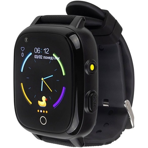 Дитячий водонепроникний смарт-годинник AmiGo GO005 4G WIFI Thermometer Black - придбати в Дніпрі, Україні: ціна, характеристики | інтернет-магазин TOUCH