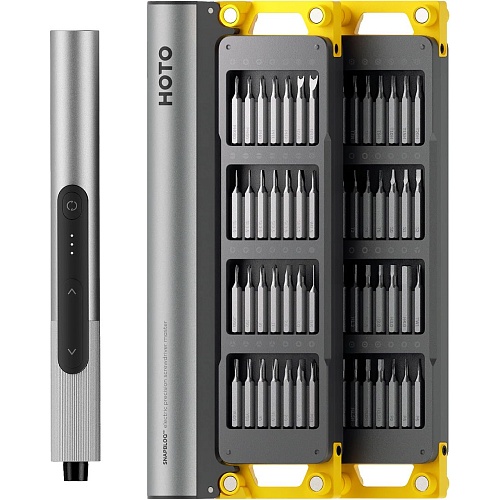 Електровикрутка з комплектом біт HOTO SNAPBLOQ Screwdriver Kit 56pcs S-A01 Black - придбати в Дніпрі, Україні: ціна, характеристики | інтернет-магазин TOUCH