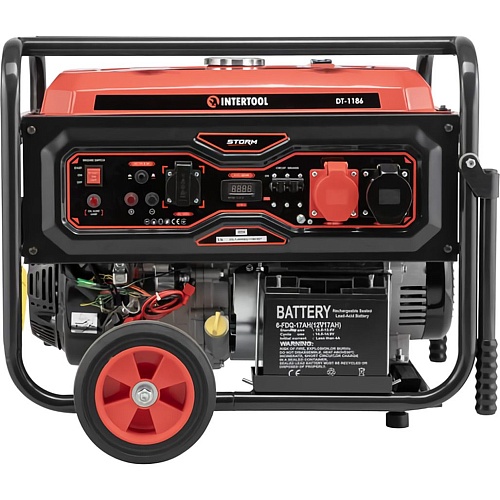 Генератор бензиновий Intertool DT-1186 - придбати в Дніпрі, Україні: ціна, характеристики | інтернет-магазин TOUCH