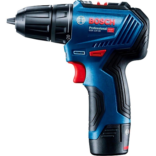Дриль-шуруповерт Bosch GSR 12V-30 Professional 2x2Ah (0.601.9G9.000) UA-UCRF - придбати в Дніпрі, Україні: ціна, характеристики | інтернет-магазин TOUCH