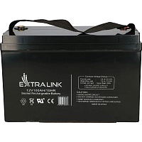 Аккумулятор Extralink AGM 12V (12V/100Ah/1200Wh) (EX.9786) Аккумулятор Extralink AGM 12V (12V/100Ah/1200Wh) (EX.9786)