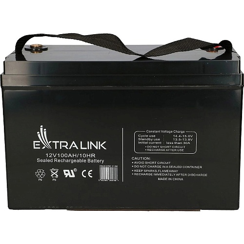 Акумулятор Extralink AGM 12V (12V/100Ah/1200Wh) (EX.9786) - придбати в Дніпрі, Україні: ціна, характеристики | інтернет-магазин TOUCH