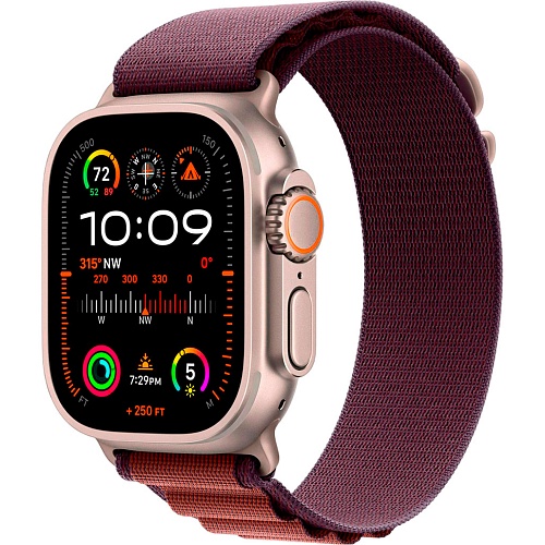 Смарт-часы Apple Watch Ultra 2 49mm Titanium Case with Indigo Alpine Loop Large (MREW3)