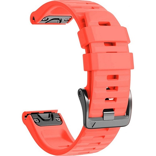 Ремешок ArmorStandart Silicon для Garmin 20mm Coral Red (ARM87730)