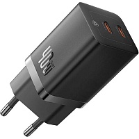 Мережевий зарядний пристрій Baseus GaN5 Pro 40W 2xUSB-C Black (CCGP180101) - придбати в Дніпрі, Україні: ціна, характеристики | інтернет-магазин TOUCH Мережевий зарядний пристрій Baseus GaN5 Pro 40W 2xUSB-C Black (CCGP180101) - придбати в Дніпрі, Україні: ціна, характеристики | інтернет-магазин TOUCH