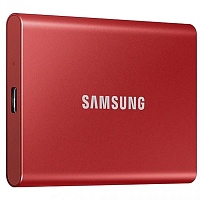 Внешний SSD накопитель Samsung T7 1 TB Red (MU-PC1T0R/WW)