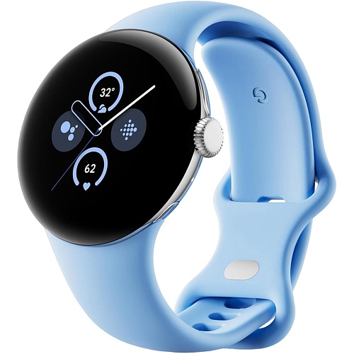 Смарт-годинник Google Pixel Watch 2 Polished Silver/Bay Band EU - придбати в Дніпрі, Україні: ціна, характеристики | інтернет-магазин TOUCH