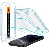 Защитное стекло Spigen EZ Fit Glas.tR для Apple iPhone 16 Pro Max Crystal Clear (AGL07907) 2-Pack Защитное стекло Spigen EZ Fit Glas.tR для Apple iPhone 16 Pro Max Crystal Clear (AGL07907) 2-Pack