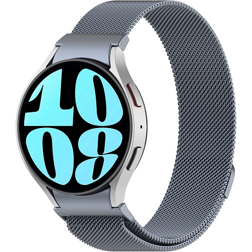 Ремешок ArmorStandart Milanese Magnetic для Samsung Galaxy Watch 7/FE/6/6 Classic/5/5 Pro/4/4 Classic Grey (ARM86843)
