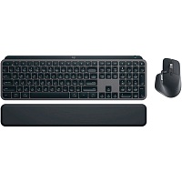 Комплект (клавиатура + мышь) Logitech MX Keys S Plus Palmrest Wireless UA Graphite (920-011614)