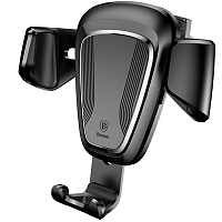 Автодержатель Baseus Gravity Car Mount Holder (SUYL-01) Black Автодержатель Baseus Gravity Car Mount Holder (SUYL-01) Black