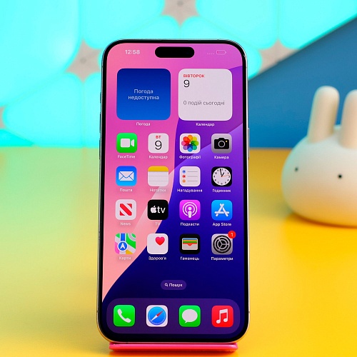 Смартфон Apple iPhone 15 Pro Max 256GB Natural Titanium (MU793) Б/У Смартфон Apple iPhone 15 Pro Max 256GB Natural Titanium (MU793) Б/У