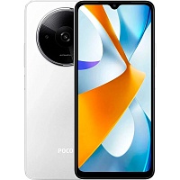 Смартфон Poco C61 4/128GB White Global EU Смартфон Poco C61 4/128GB White Global EU