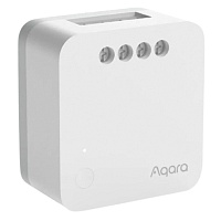 Умное одноканальное беспроводное реле без нейтрали Aqara Single Switch Module T1 No Neutral (SSM-U02/DLKZMK12LM) CN