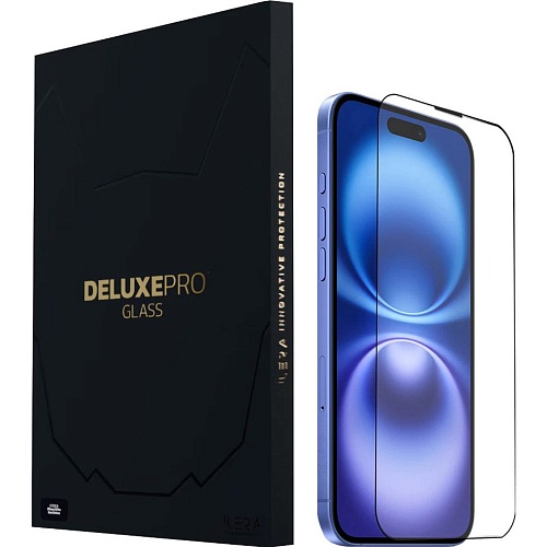 Захисне скло iLera DeLuxe Original Glass для Apple iPhone 16 (iLFCDL16) - придбати в Дніпрі, Україні: ціна, характеристики | інтернет-магазин TOUCH