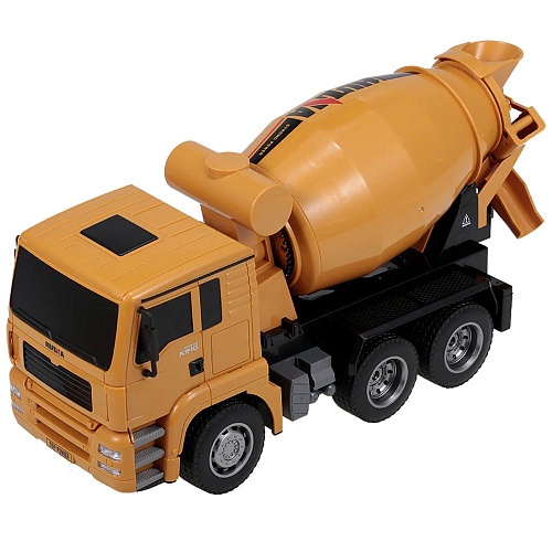 Бетономешалка Huina Toys 1333 1:18 Concrete Mixer Truck (Yellow)