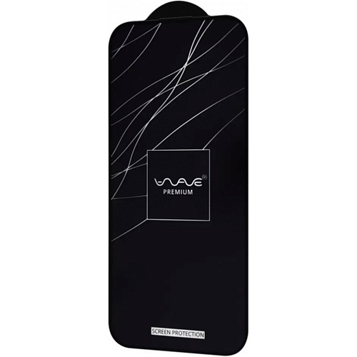 Защитное стекло Wave Premium 9Н Glass для Apple iPhone 15 Plus/16 Plus Black