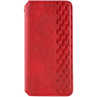 Чехол-книжка GETMAN Cubic Cover Case для Oppo A98 Red