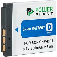 Акумулятор PowerPlant NP-BD1/NP-FD1 для Sony (DV00DV1204) - придбати в Дніпрі, Україні: ціна, характеристики | інтернет-магазин TOUCH