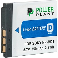 Акумулятор PowerPlant NP-BD1/NP-FD1 для Sony (DV00DV1204)