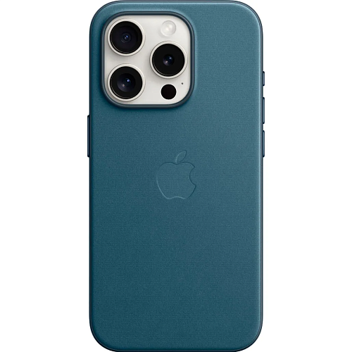 Чехол FineWoven Case with MagSafe для Apple iPhone 15 Pro Pacific Blue AAA