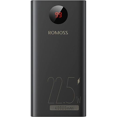 Зовнішній акумулятор Romoss PEA40PF 40000mAh 22.5W Black (PEA40-152-2133H) - придбати в Дніпрі, Україні: ціна, характеристики | інтернет-магазин TOUCH