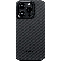 Чохол Pitaka MagEZ Case 4 600D Twill для Apple iPhone 15 Pro Max Black/Grey (KI1501PMA) - придбати в Дніпрі, Україні: ціна, характеристики | інтернет-магазин TOUCH Чохол Pitaka MagEZ Case 4 600D Twill для Apple iPhone 15 Pro Max Black/Grey (KI1501PMA) - придбати в Дніпрі, Україні: ціна, характеристики | інтернет-магазин TOUCH