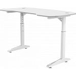 Компьютерный игровой стол GT Racer T-1229 (120x60x71-79) White