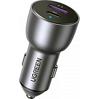 Автомобільний зарядний пристрій Ugreen CD213 QC 3.0 Dual USB-A + USB-C 36W Gray (60980) - придбати в Дніпрі, Україні: ціна, характеристики | інтернет-магазин TOUCH Автомобільний зарядний пристрій Ugreen CD213 QC 3.0 Dual USB-A + USB-C 36W Gray (60980) - придбати в Дніпрі, Україні: ціна, характеристики | інтернет-магазин TOUCH