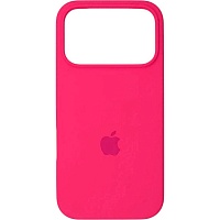 Чехол Silicone Case для Apple iPhone 17 Pro Shiny Pink AA