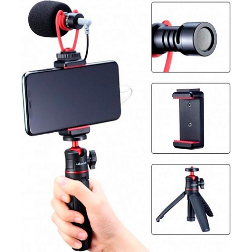 Набор блогера для смартфона Ulanzi Vlogging Super Extension Tripod Handle Outfit (Combo 2)
