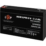 Аккумулятор LogicPower AGM 6V (6V/7.2Ah/43.2Wh) (3859)