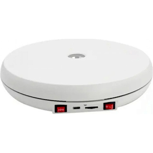Поворотный стол с подсветкой Puluz 25см White DCA2156W