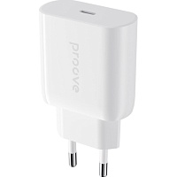 Мережевий зарядний пристрій Proove Rapid 20W USB-C White (WCRP20000102) - придбати в Дніпрі, Україні: ціна, характеристики | інтернет-магазин TOUCH
