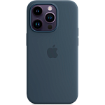 Чохол Silicone Case з MagSafe для Apple iPhone 14 Pro (Stormblue) ААА