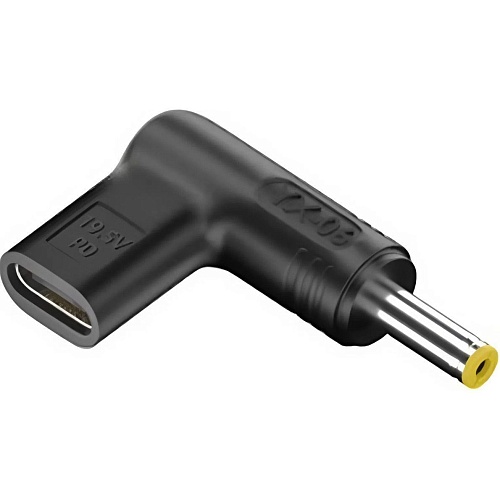 Переходник PRC USB-C to DC Adapter YX-06 PD19 5V 5.5x2.5мм Black Переходник PRC USB-C to DC Adapter YX-06 PD19 5V 5.5x2.5мм Black