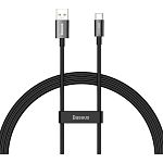 Кабель Baseus Superior Series SUPERVOOC Fast Charging USB-A to USB-C 65W 1m Black (CAYS000901)