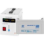 Источник бесперебойного питания (ИБП) LogicPower LPY-PSW-800VA + АКБ LPM-MG 12V - 120Ah (22710)