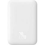Внешний аккумулятор Baseus Magnetic Bracket Mini 6000mAh 20W White (PPCX020002)