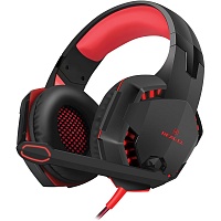 Ігрові навушники REAL-EL GDX-8000 Vibration Surround 7.1 Backlit Black/Red (EL124100017) - придбати в Дніпрі, Україні: ціна, характеристики | інтернет-магазин TOUCH