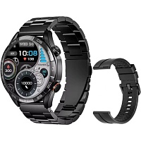 Смарт-годинник Haylou Solar 5 (LS20) Silicone+ Stainless steel strap Black - придбати в Дніпрі, Україні: ціна, характеристики | інтернет-магазин TOUCH